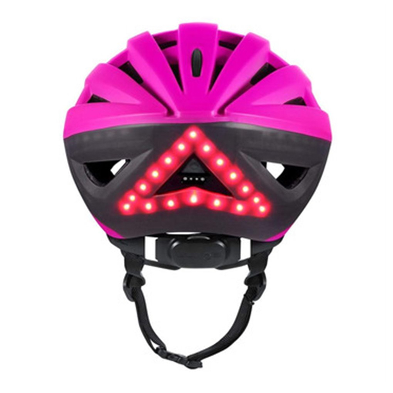 Lumos Kickstart Bicycle Helmet with Integrated Lights PINK | Durasport