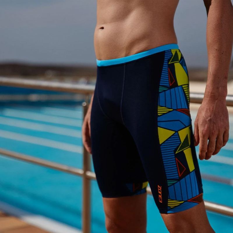 ZONE3 Men Prism 2.0 Jammers Navy Yellow | Durasport