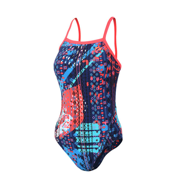 ZONE3 Women Aztec 2.0 Strap Back Swim Costume