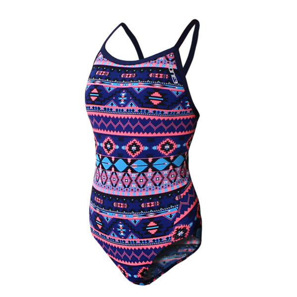 ZONE3 Women Aztec Bound Back Swim Costume