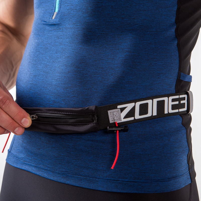 ZONE3 Race Belt with Lycra Pouch | Durasport